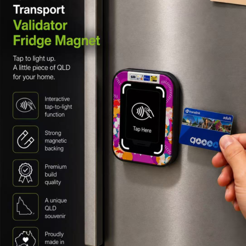 Queensland Card Tap Fridge Magnet